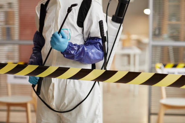 Professional Biohazard Cleanup technician working in Middleville, MI